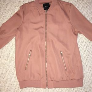 Forever 21 Satin/Cotton quilted jacket